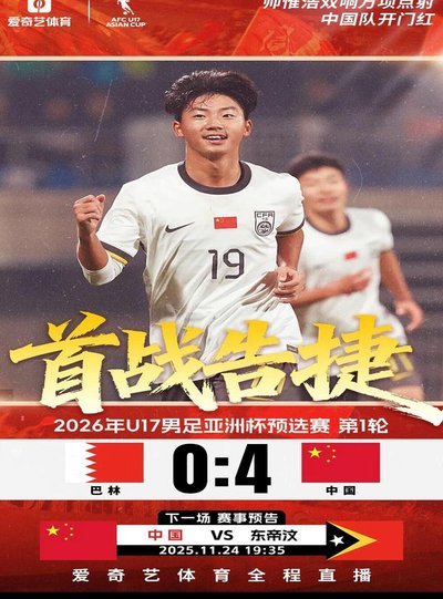 U17世界杯抽签在即，中国国少队四档出征